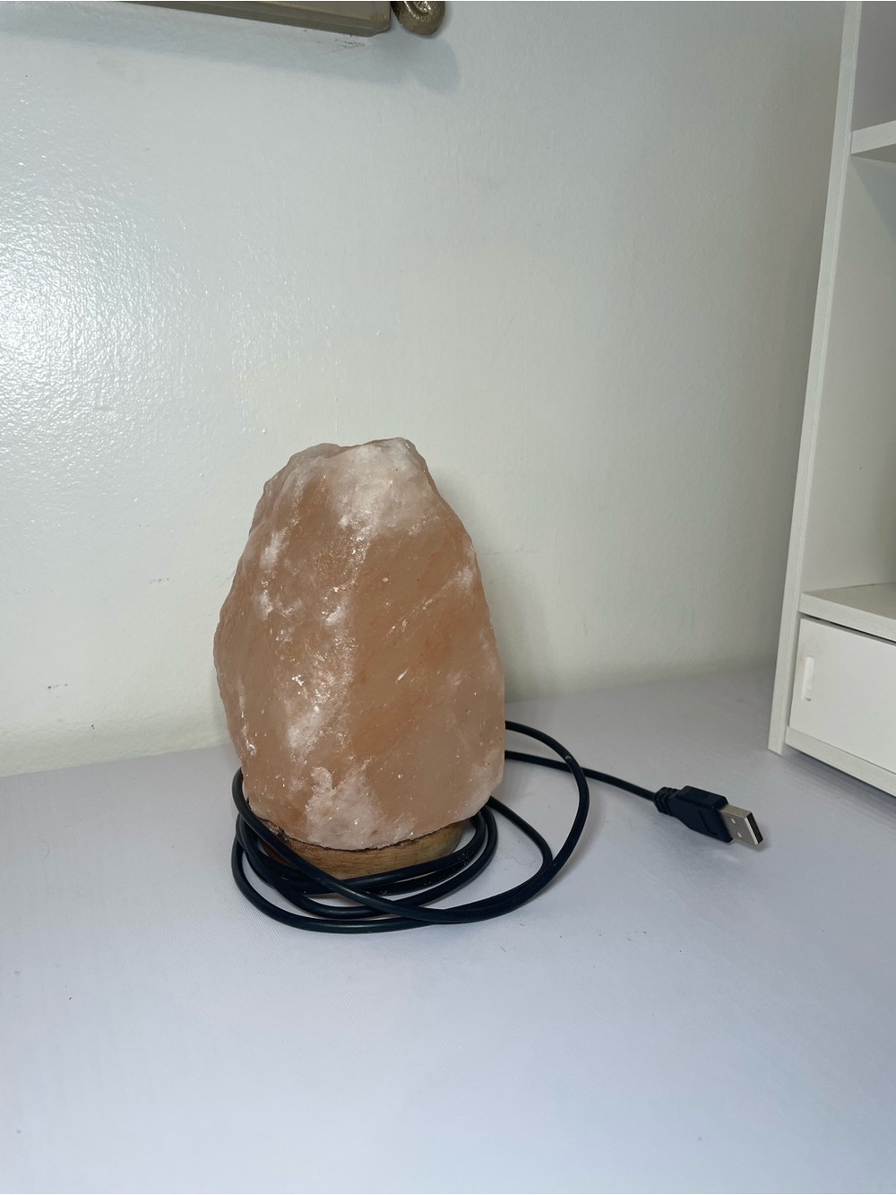 Himalayan salt lamp light usb powered decor